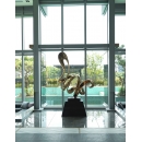 不繡鋼雕塑-連綿不斷-玫瑰金- y15860- 立體雕塑.擺飾 立體雕塑系列-抽象雕塑系列
